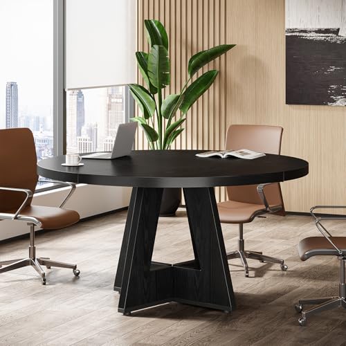 Conference Table Round - 47-Inch Round Conference Table for 4-6