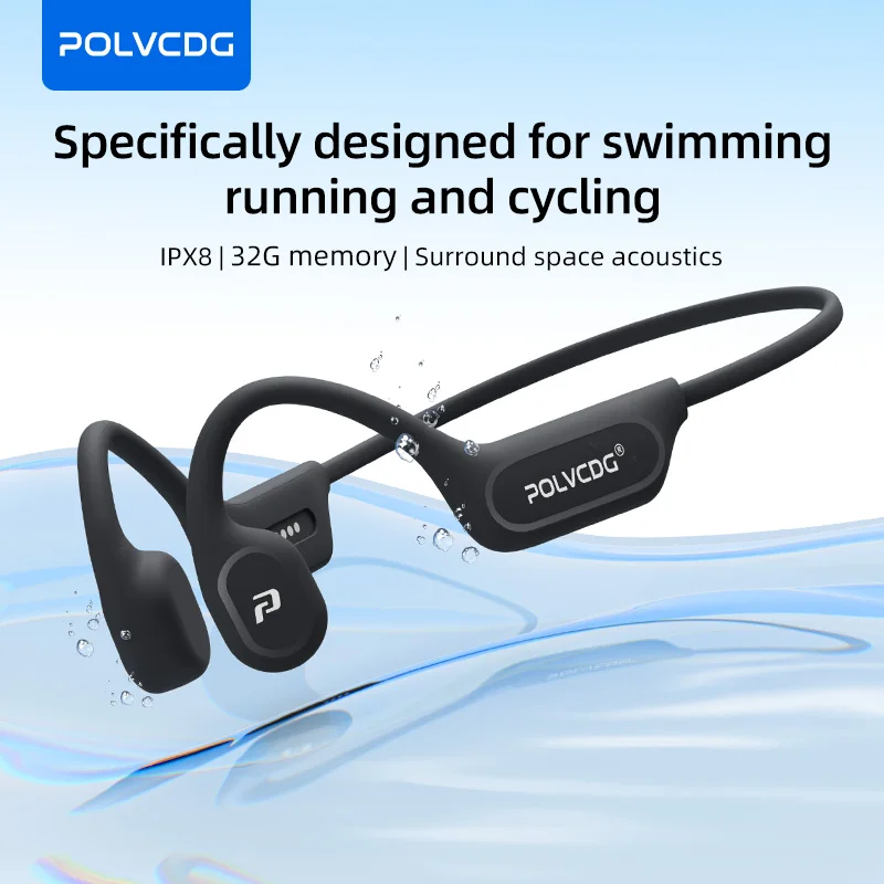 Telephone Headset Office - POLVCDG X9 Bone Conduction Earphones 32G
