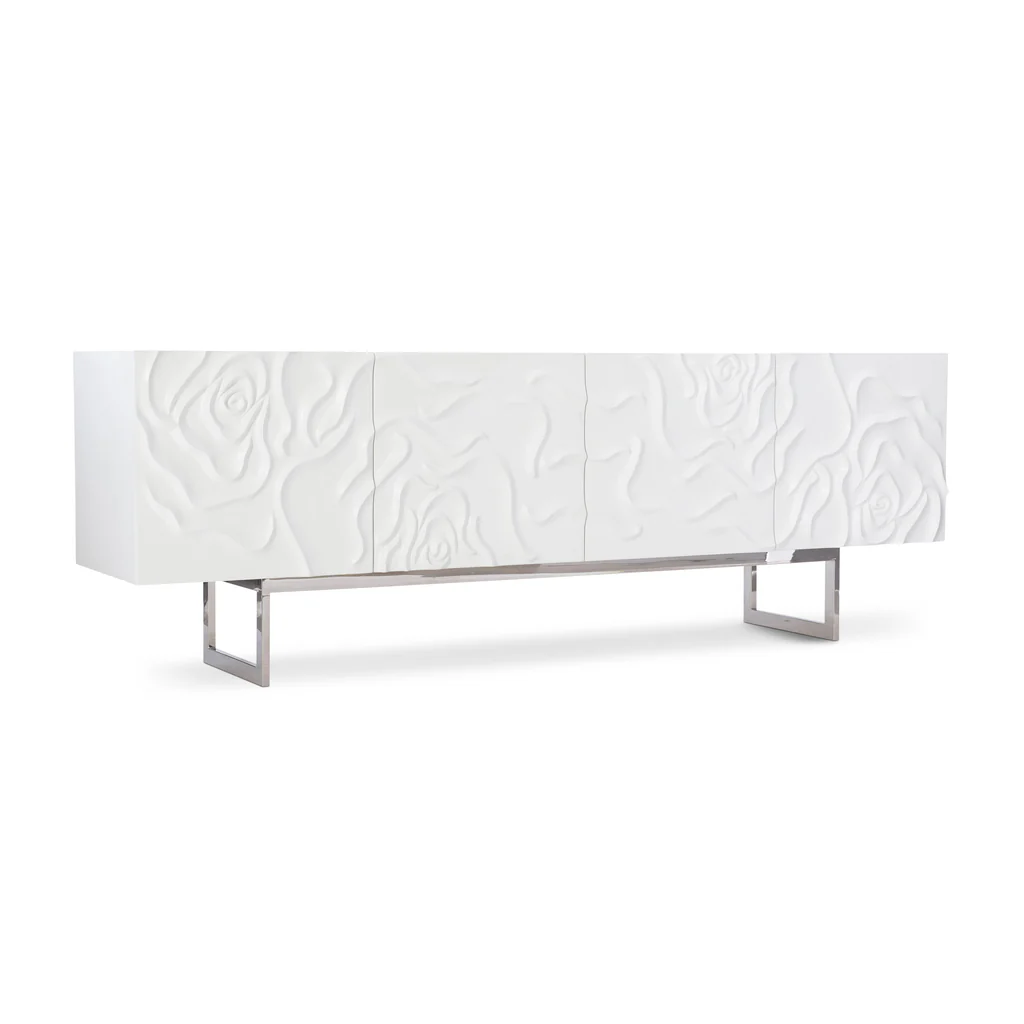 Credenza Office Storage - ^Modern Living Room Furniture White Rose