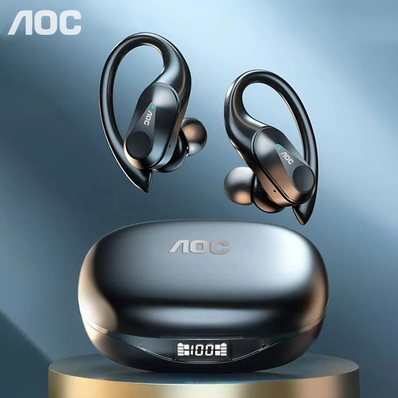 Telephone Headset Office - Choice AOC Sports Headset Wireless Bluetooth