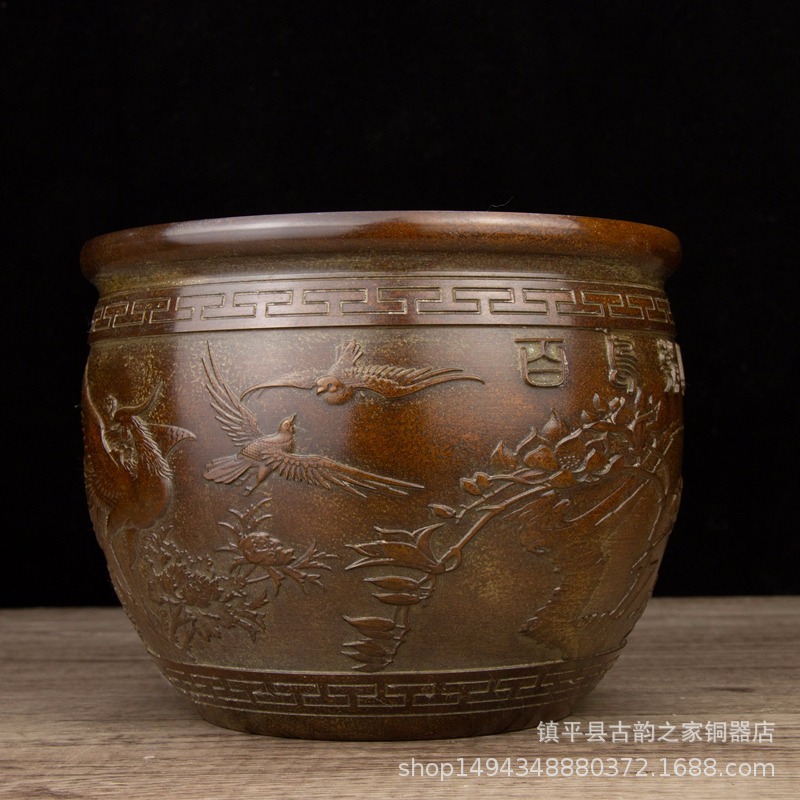 Office Furniture Phoenix - Pure Copper Hundred Birds Adoring the