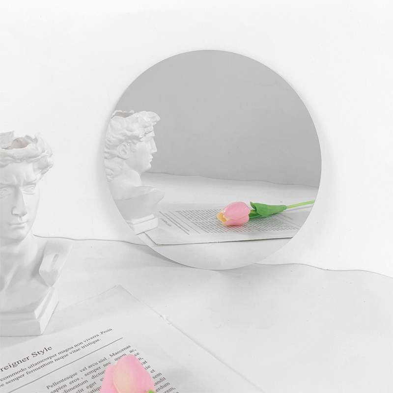20cm Round Mirror Glass Tray   - Conference Table Round recension och pris