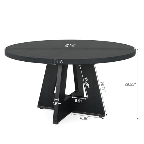 47-Inch Round Conference Table - Conference Table Round recension och pris