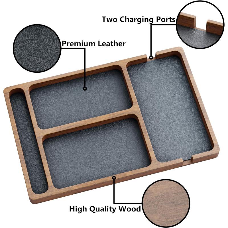 Wooden Office Desktop Storage  - Telephone Headset Office recension och pris