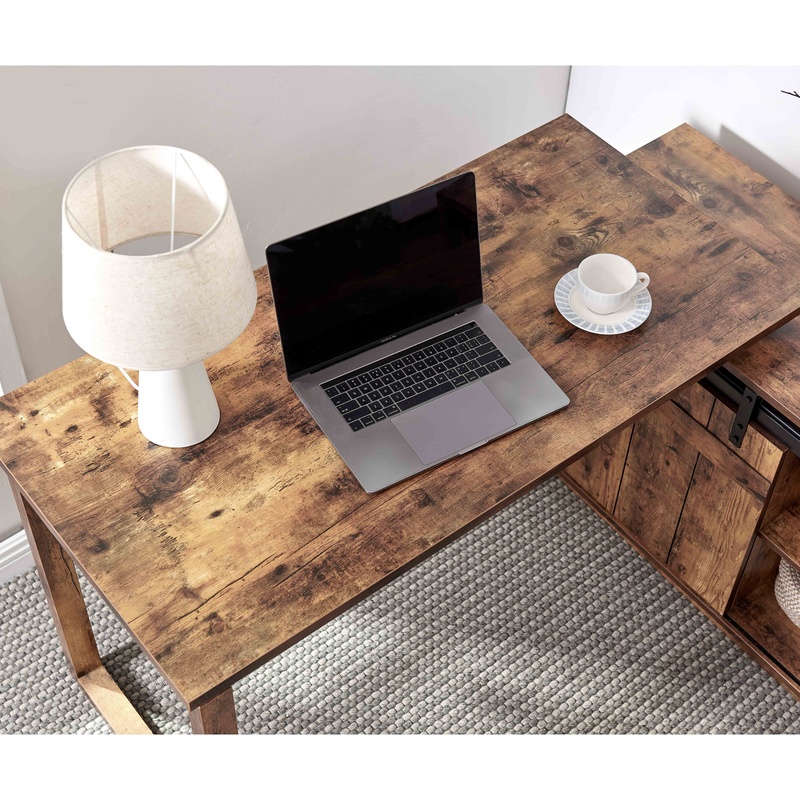 L-Shaped Desk with Credenza St - Credenza Office Storage recension och pris