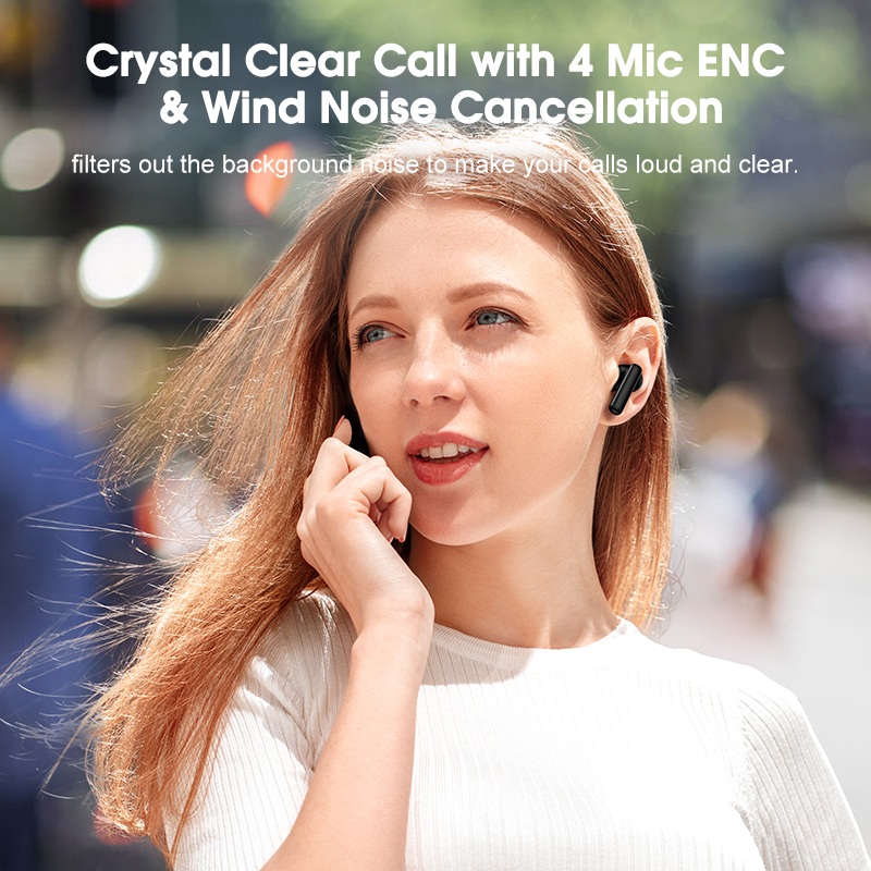QCY T13 ANC Wireless Earphones - Telephone Headset Office recension och pris