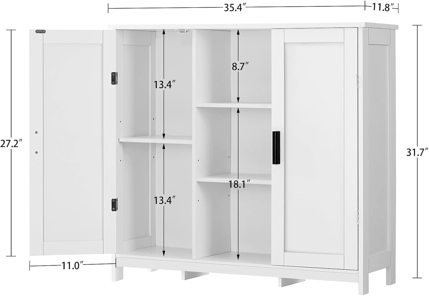 Storage Cabinet With Doors Sto - Credenza Office Storage recension och pris