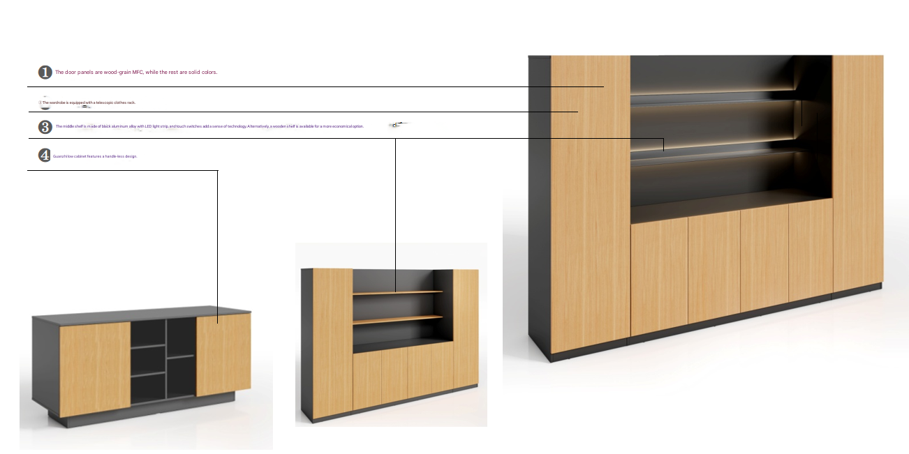 Best Selling MFC Credenza Fili - Credenza Office Storage recension och pris