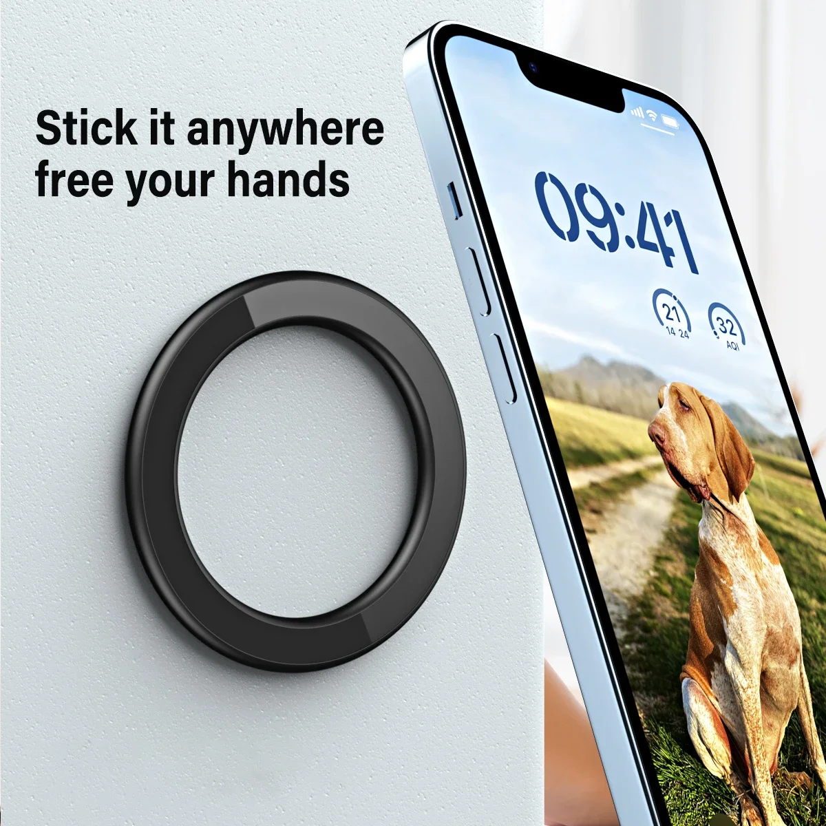 For MagSafe Magnetic Ring Hold - Magazine File Holder recension och pris