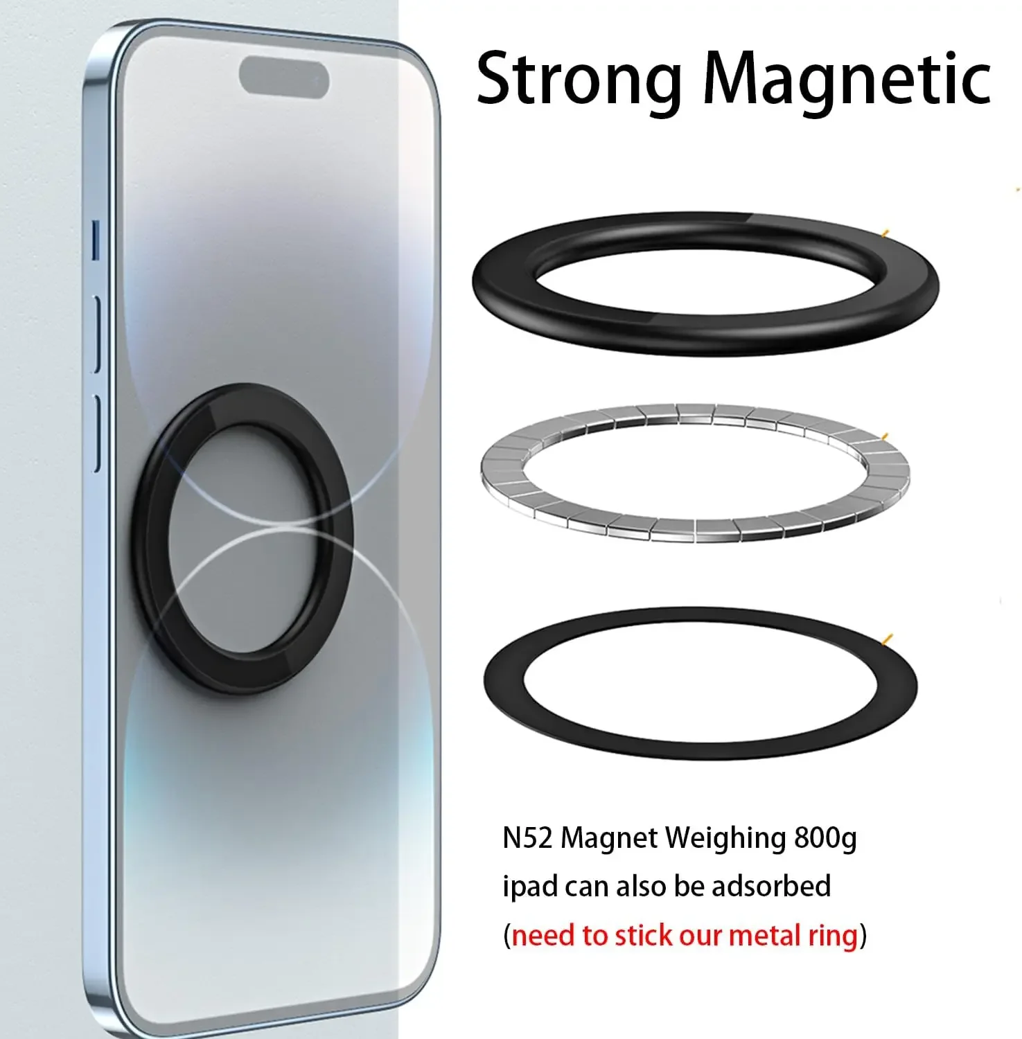For MagSafe Magnetic Ring Hold - Magazine File Holder recension och pris