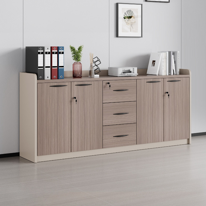 F*-Modern Wooden Low Office St - Credenza Office Storage recension och pris