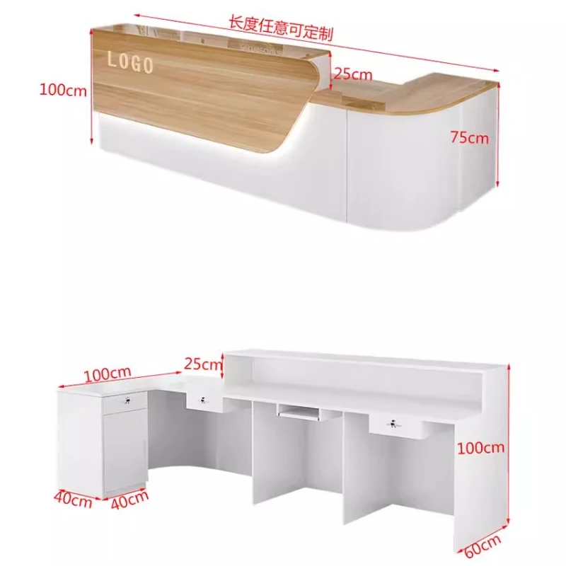 Storage Luxury Reception Desk  - Office Furniture In Usa recension och pris