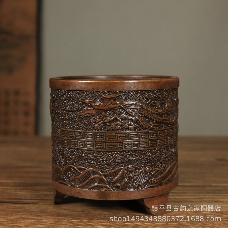 Bronze Incense Burner Cylinder - Office Furniture Phoenix recension och pris