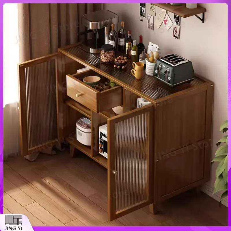 Wooden Kitchen Cabinet Buffet  - Credenza Office Storage recension och pris