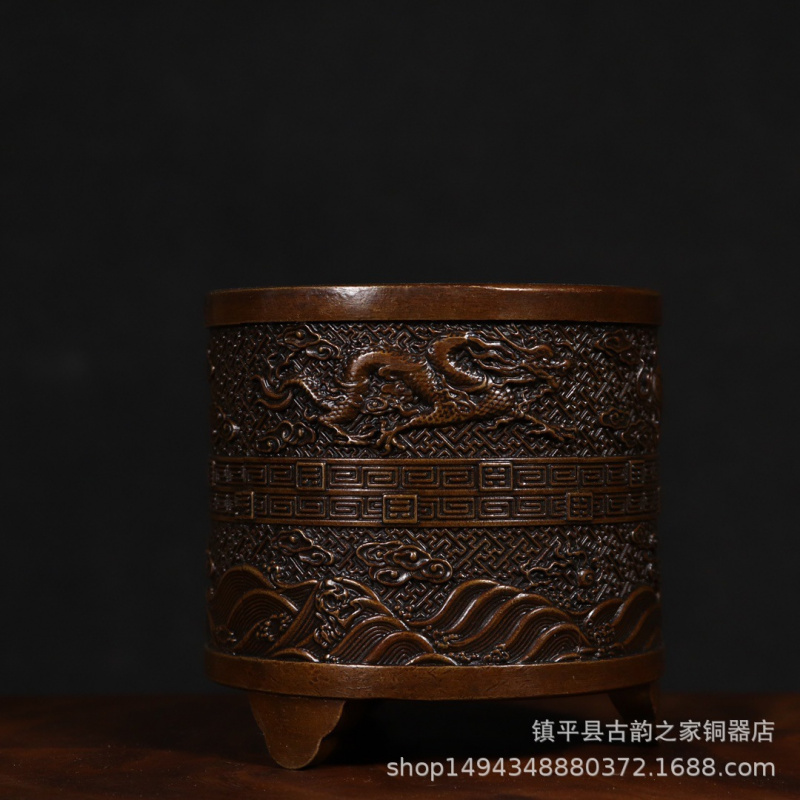 Bronze Incense Burner Cylinder - Office Furniture Phoenix recension och pris
