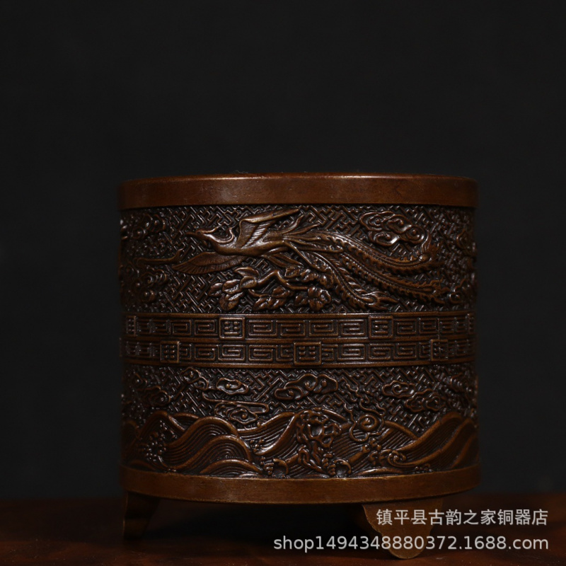 Bronze Incense Burner Cylinder - Office Furniture Phoenix recension och pris
