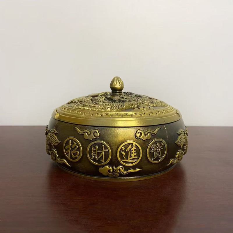 Brass Dragon and Phoenix Ashtr - Office Furniture Phoenix recension och pris