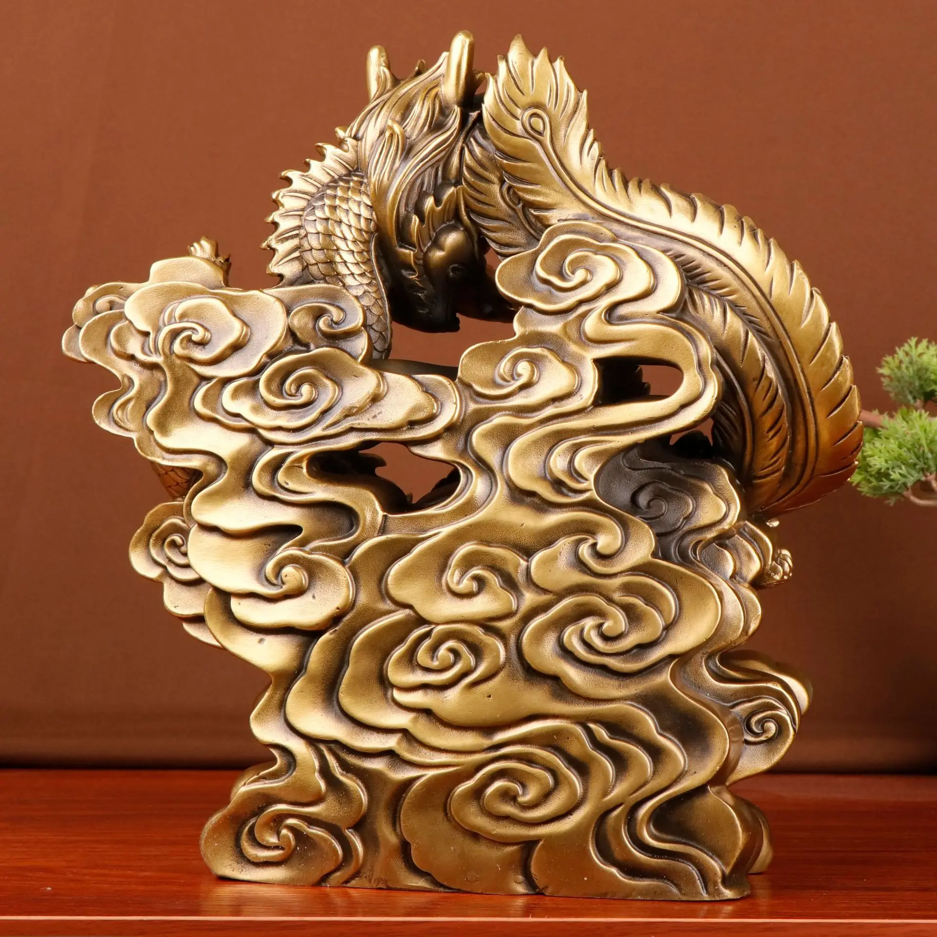 Large Bronze Dragon Phoenix St - Office Furniture Phoenix recension och pris