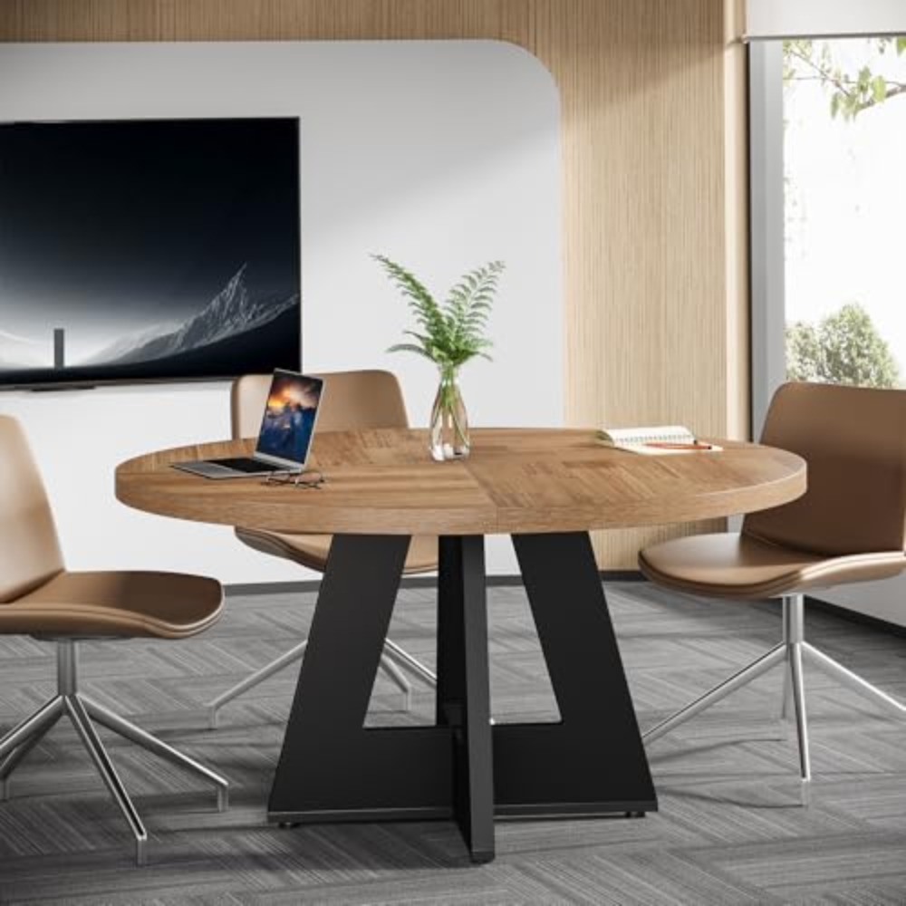 47-Inch Round Conference Table - Conference Table Round recension och pris