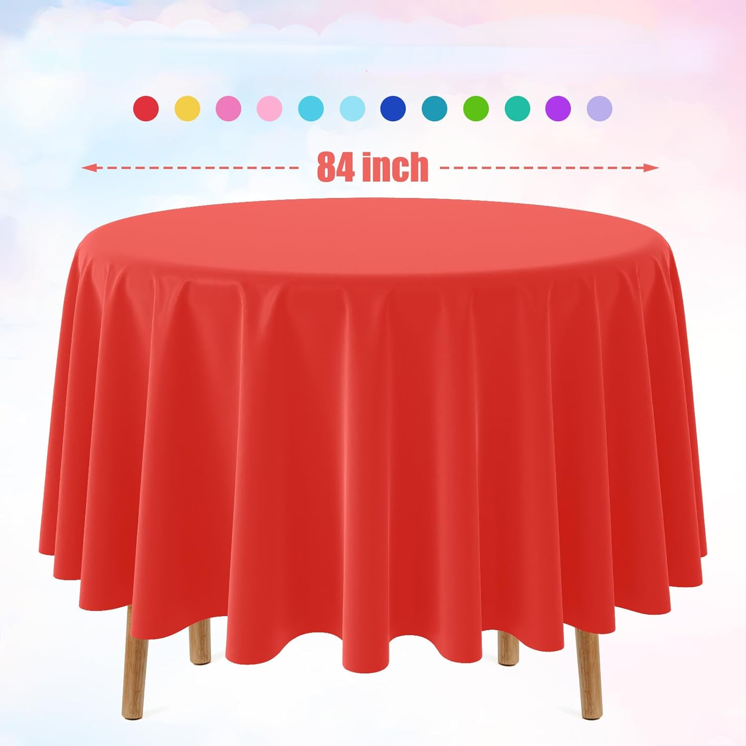 Disposable Round Solid Color T - Conference Table Round recension och pris