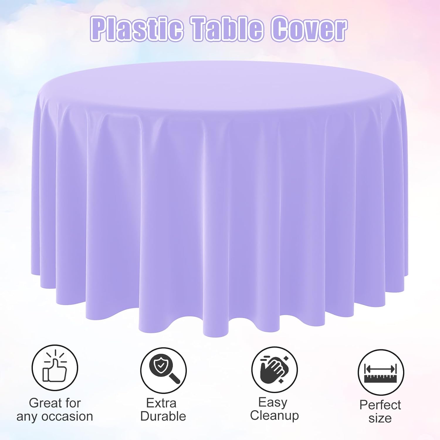 Disposable Round Solid Color T - Conference Table Round recension och pris
