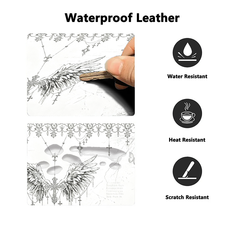 Leather Mousepad Black White A - Office Furniture China recension och pris