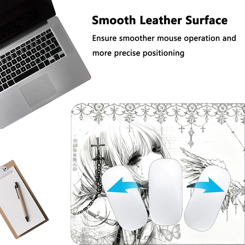 Leather Mousepad Black White A - Office Furniture China recension och pris