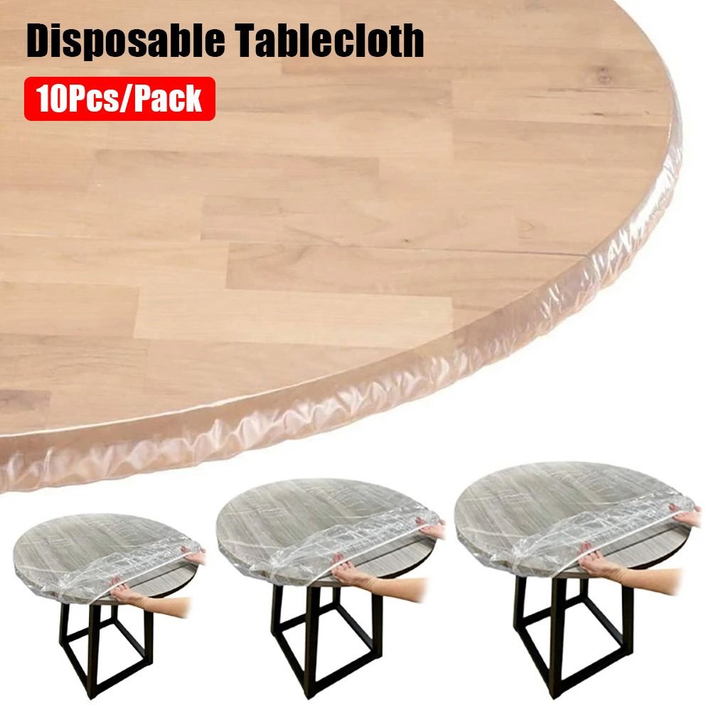 10Pcs Thickened PE Disposable  - Conference Table Round recension och pris