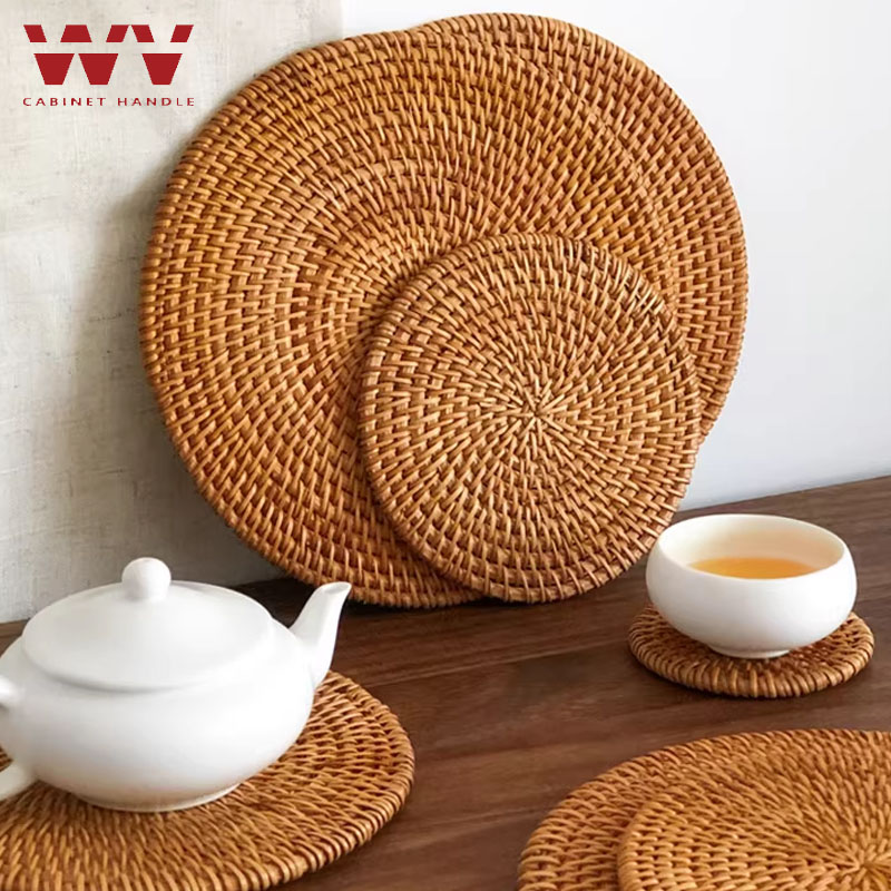 10-20cm Pot Mats Handwoven Rat - Conference Table Round recension och pris