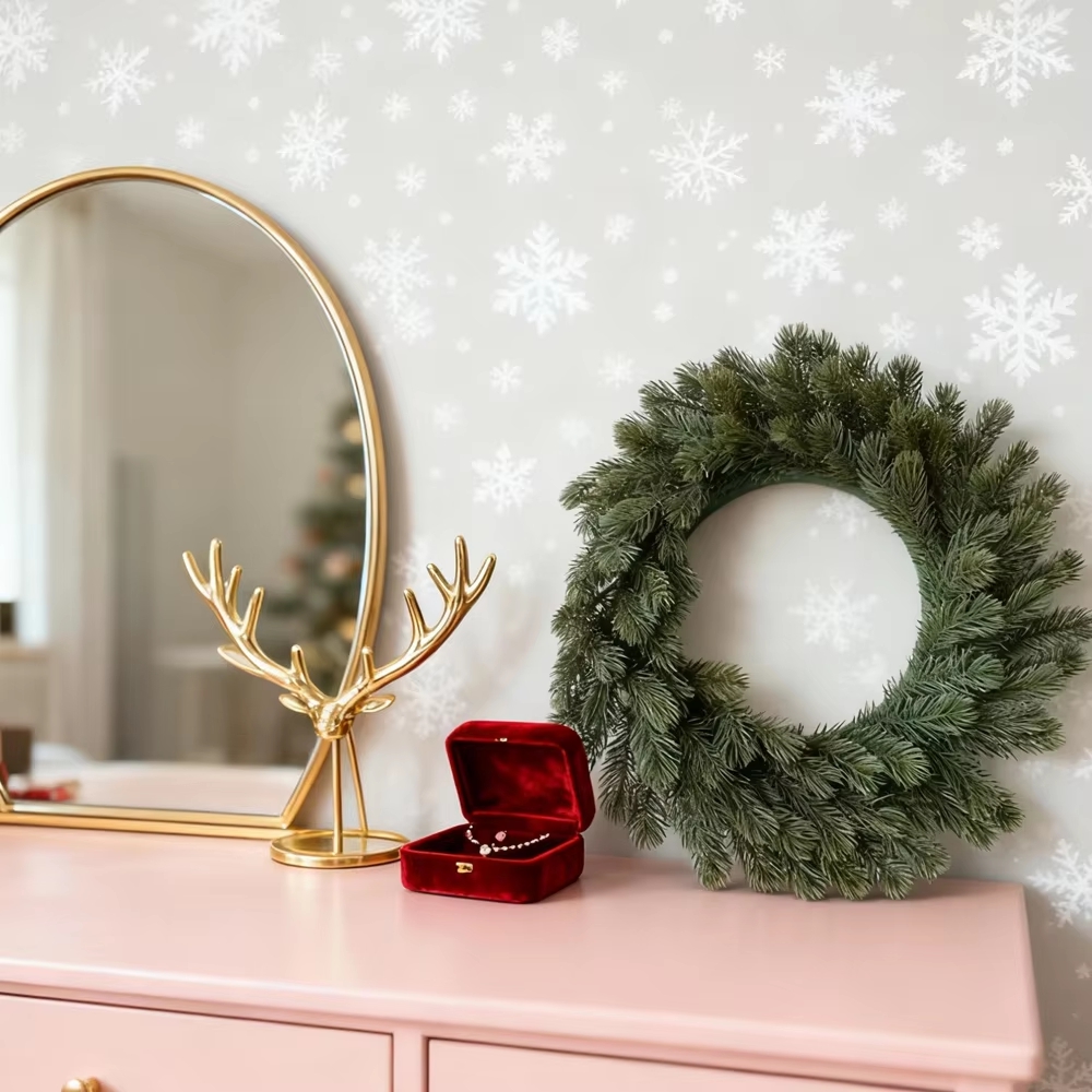 Artificial Pine Wreath Plant C - Conference Table Round recension och pris