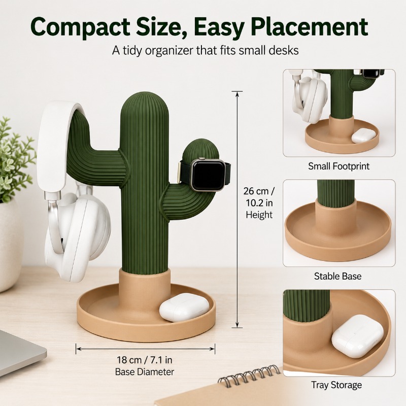 Minimalist Cactus Headset Stan - Telephone Headset Office recension och pris